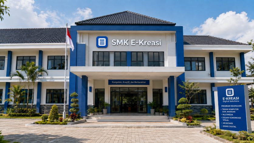 Foto gedung SMK E-Kreasi Indonesia